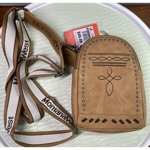 Montana West Casual Small Brown Women's Crossbody‎ Bag Purse  8.5x5.5x1.5" NWT
